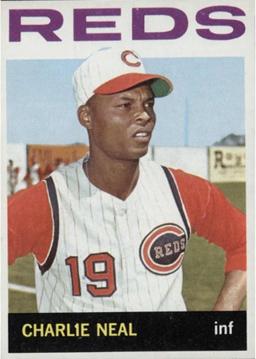 1964 Topps #436 Charlie Neal, Cincinnati Reds