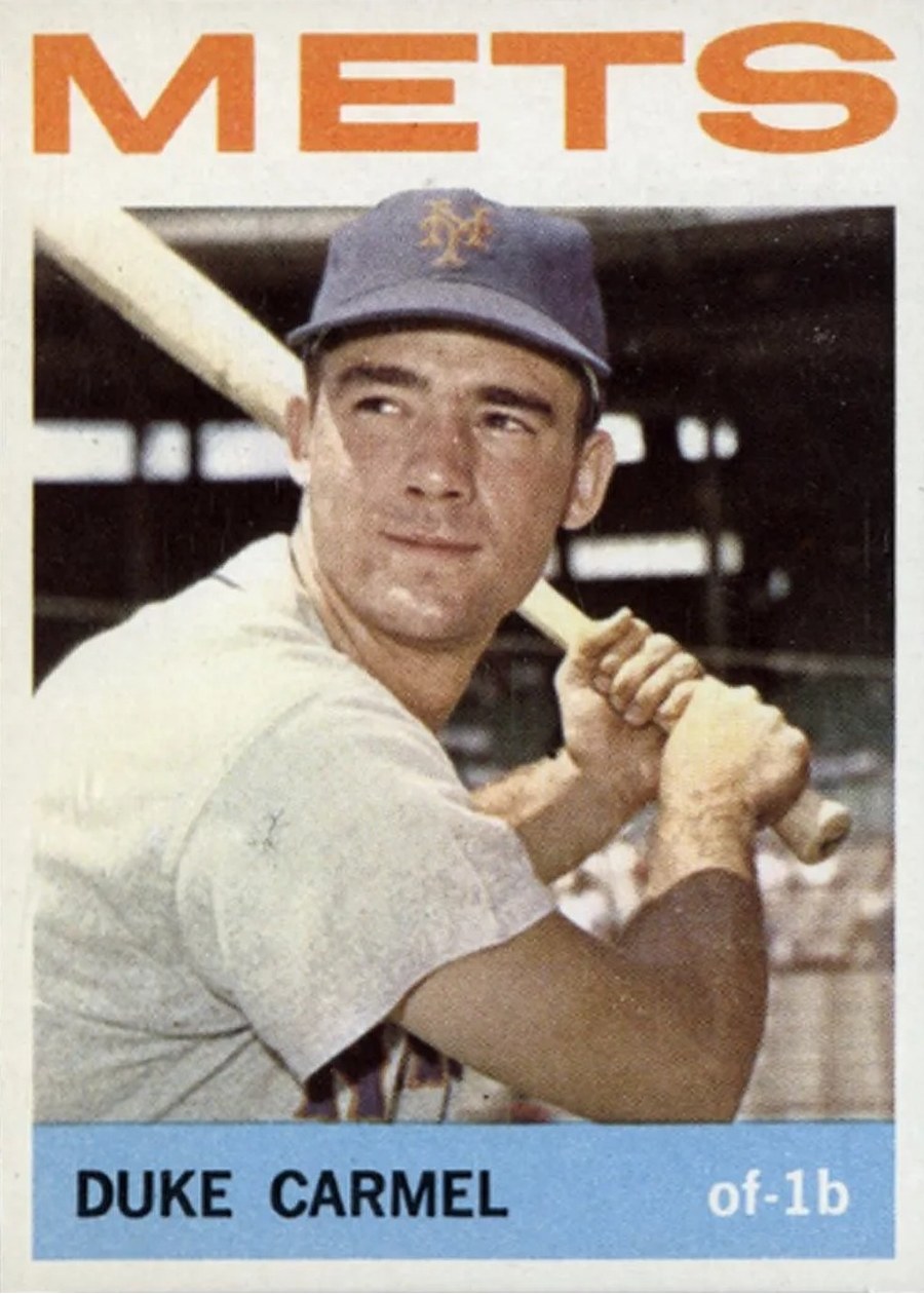 1964 Topps #44 Duke Carmel, New York Mets