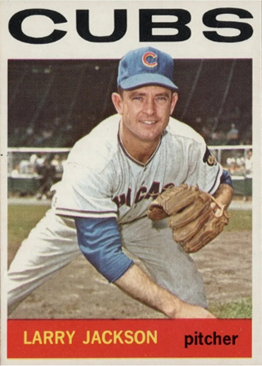 1964 Topps #444 Larry Jackson, Chicago Cubs