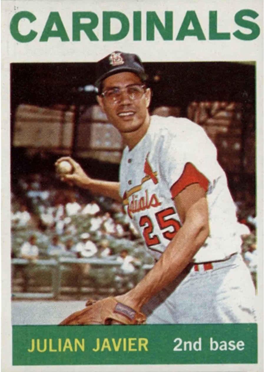 1964 Topps #446 Julian Javier, St. Louis Cardinals