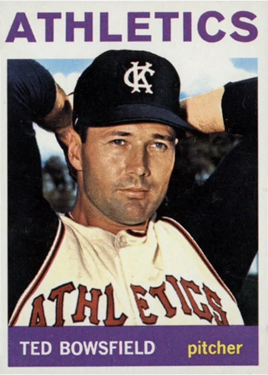 1964 Topps #447 Ted Bowsfield, Kansas City Athletics