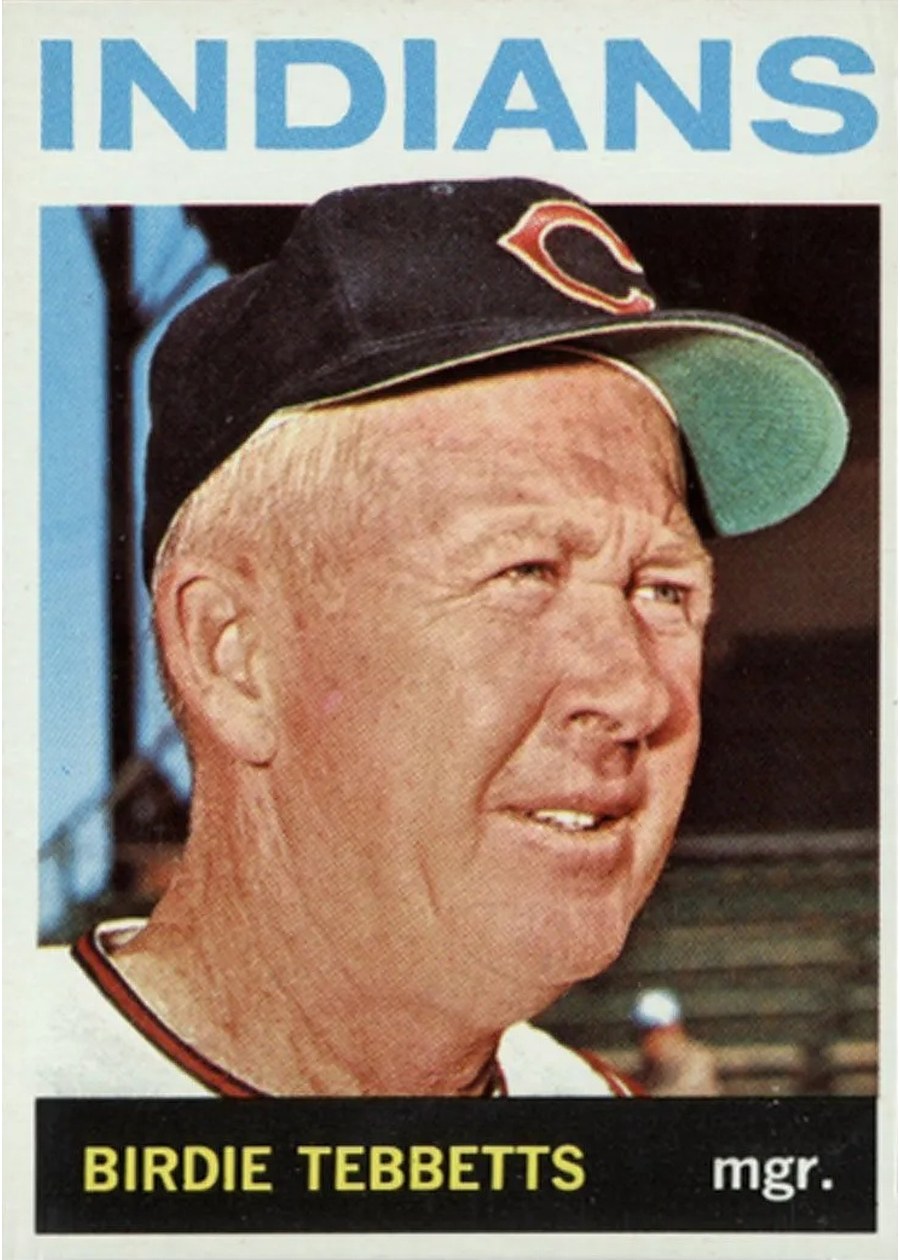1964 Topps #462 Birdie Tebbetts, Cleveland Indians