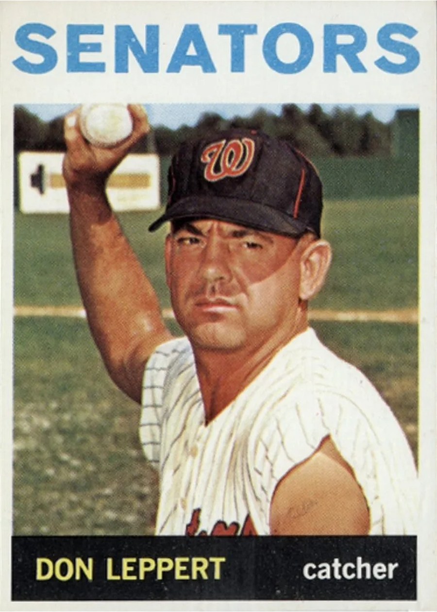 1964 Topps #463 Don Leppert, Washington Senators