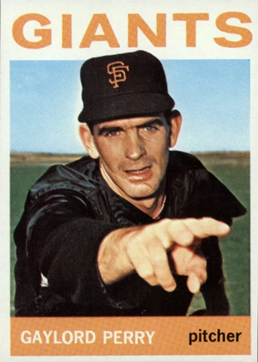 1964 Topps #468 Gaylord Perry, San Francisco Giants