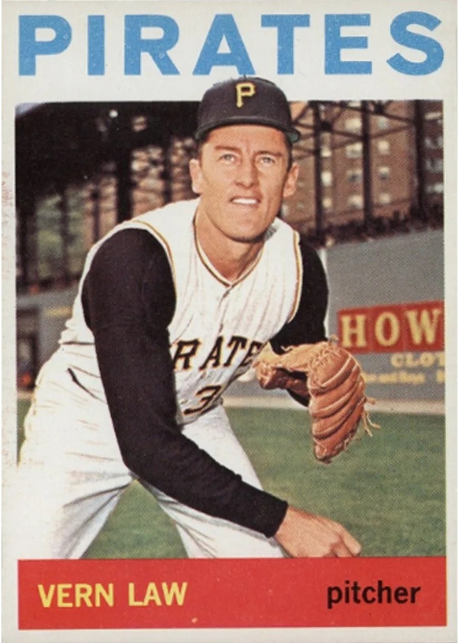 1964 Topps #472 Vern Law, Pittsburgh Pirates
