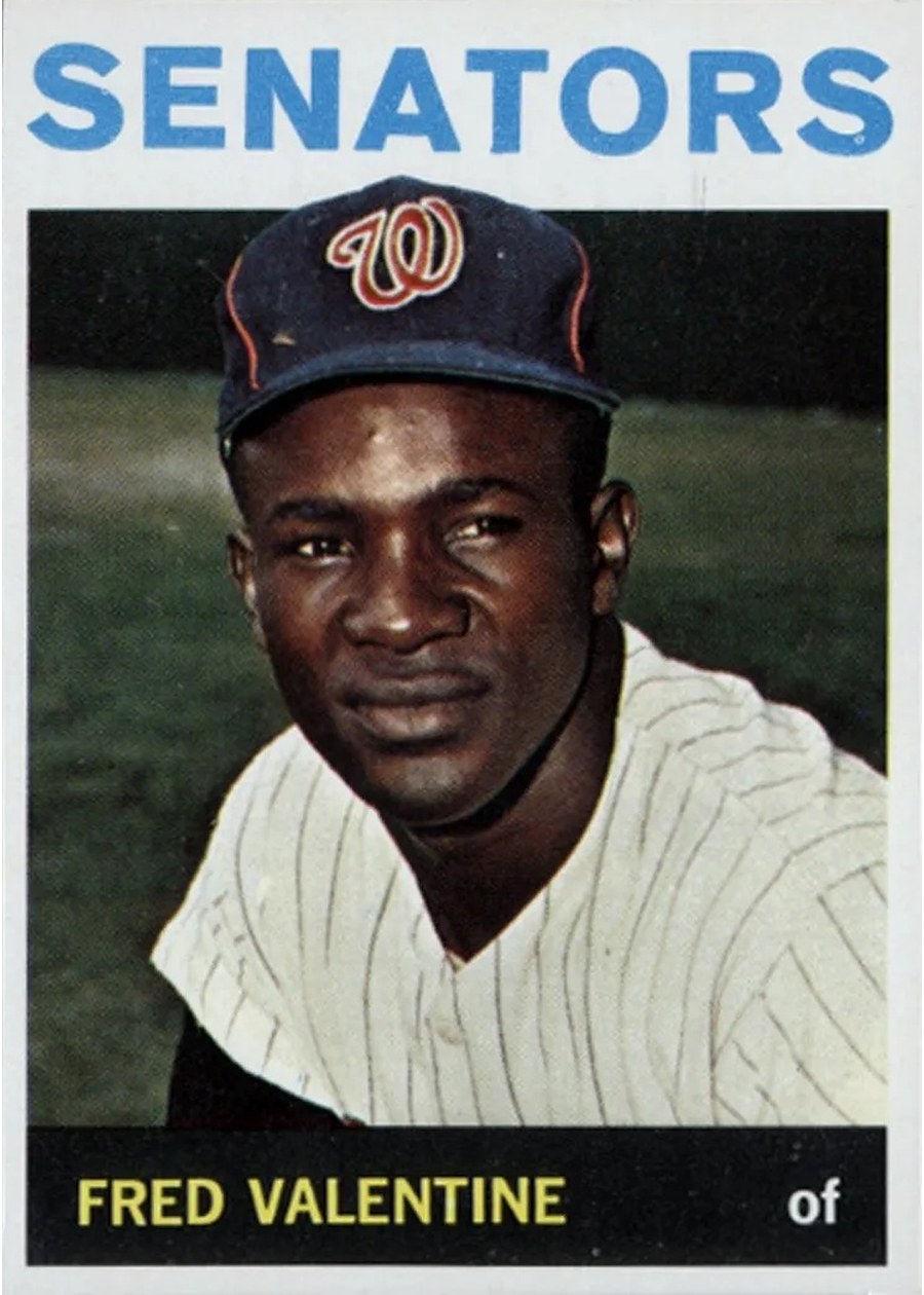1964 Topps #483 Fred Valentine, Washington Senators