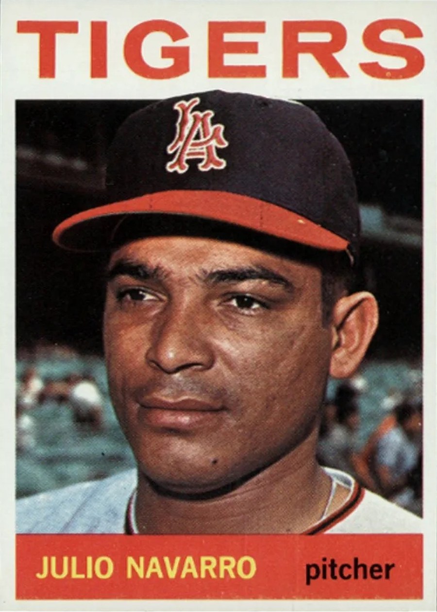 1964 Topps #489 Julio Navarro, Detroit Tigers