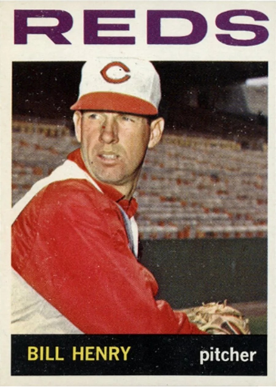 1964 Topps #49 Bill Henry, Cincinnati Reds