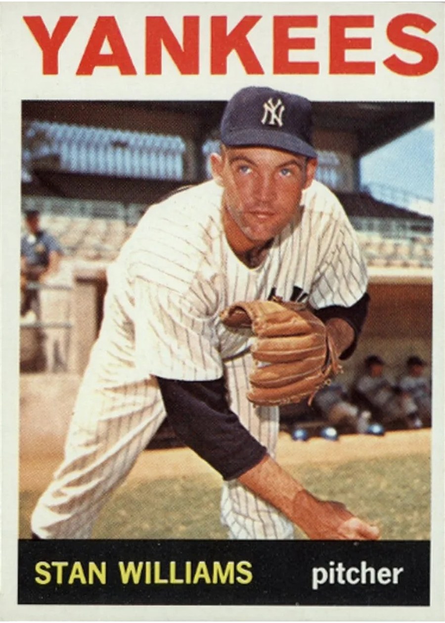 1964 Topps #505 Stan Williams, New York Yankees