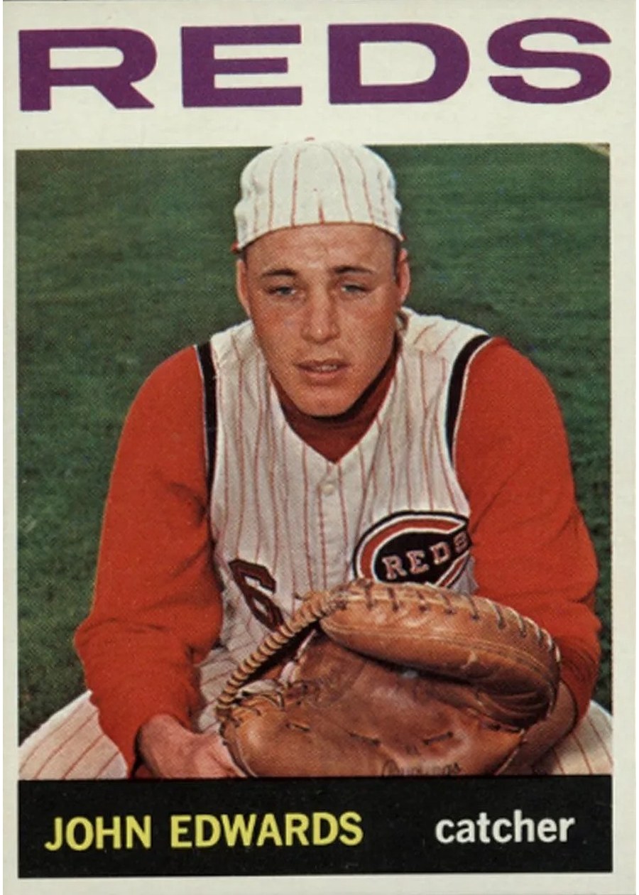 1964 Topps #507 John Edwards, Cincinnati Reds