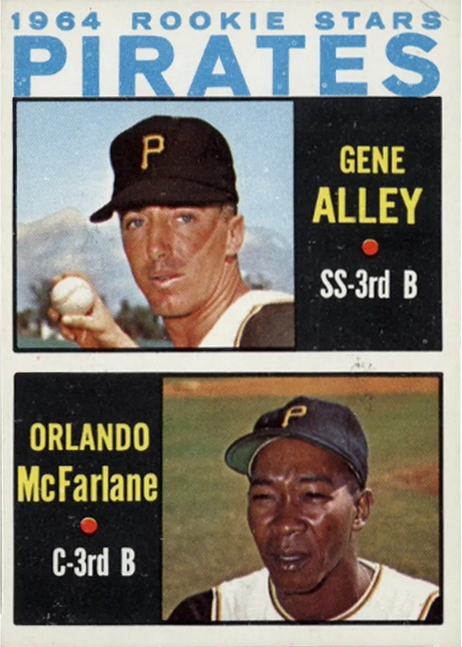1964 Topps #509 Pirates 1964 Rookie Stars, Pittsburgh Pirates