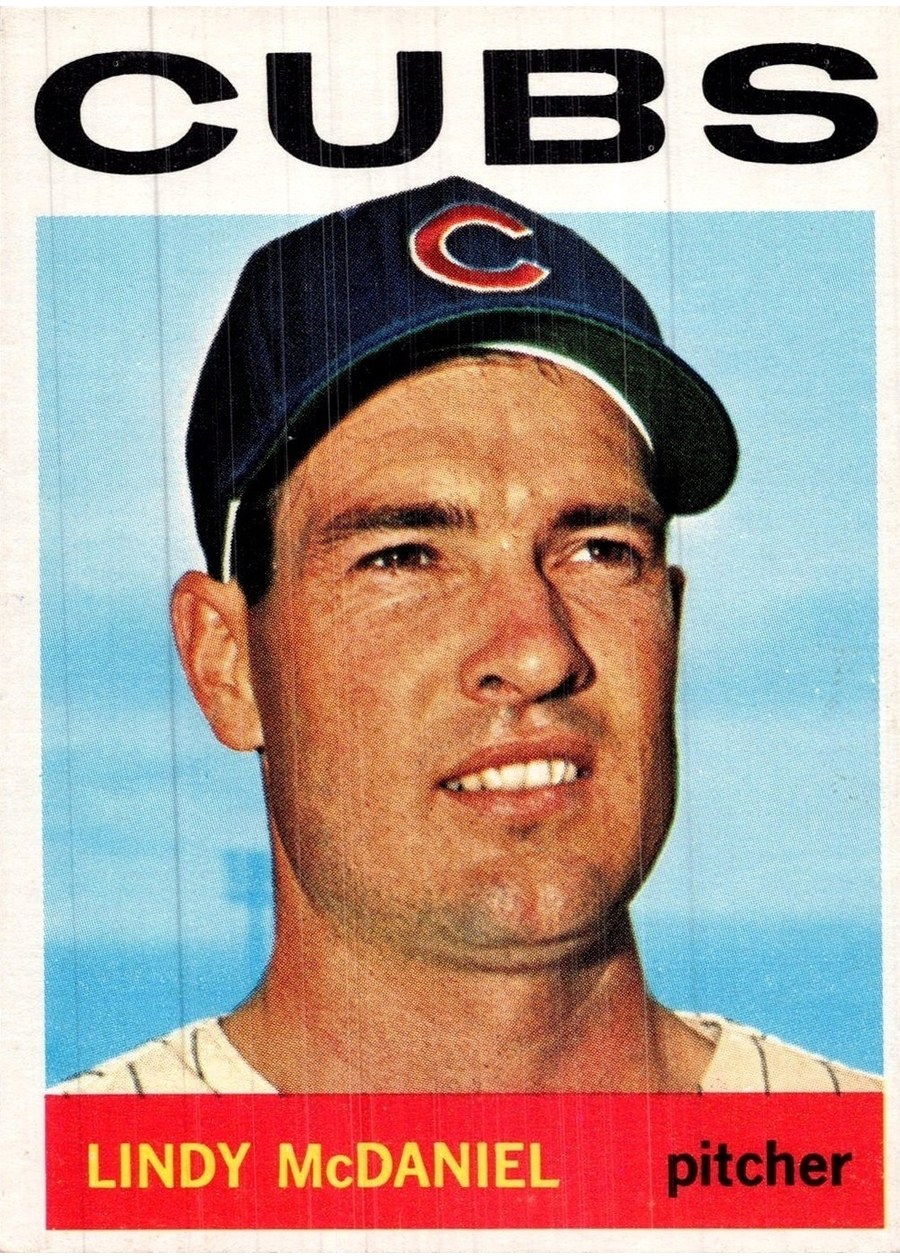 1964 Topps #510 Lindy McDaniel, Chicago Cubs