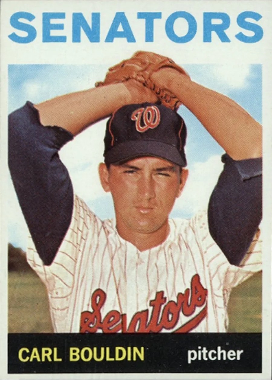 1964 Topps #518 Carl Bouldin, Washington Senators