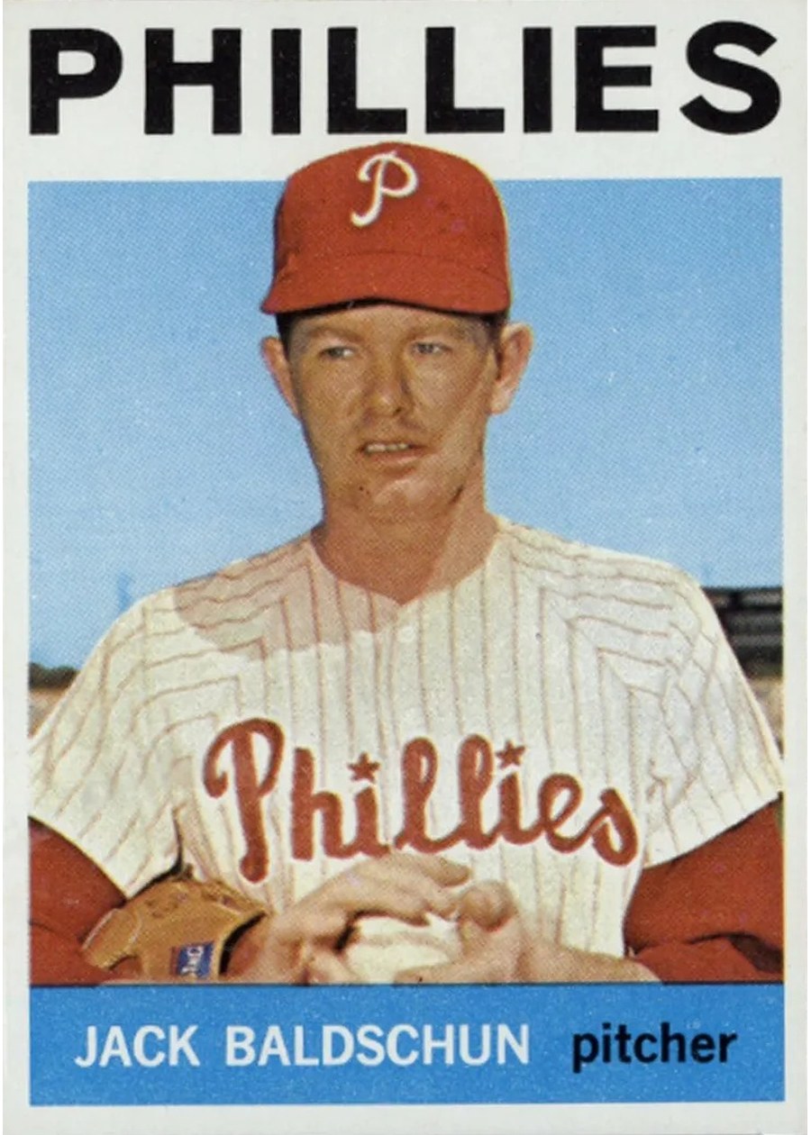 1964 Topps #520 Jack Baldschun, Philadelphia Phillies