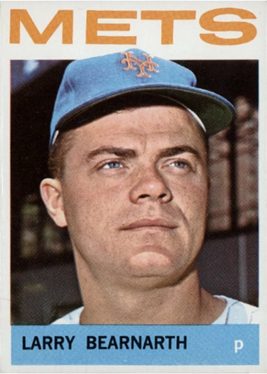 1964 Topps #527 Larry Bearnarth, New York Mets