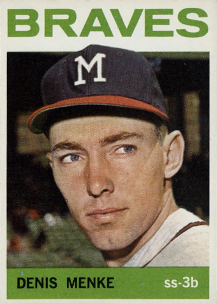 1964 Topps #53 Denis Menke, Milwaukee Braves