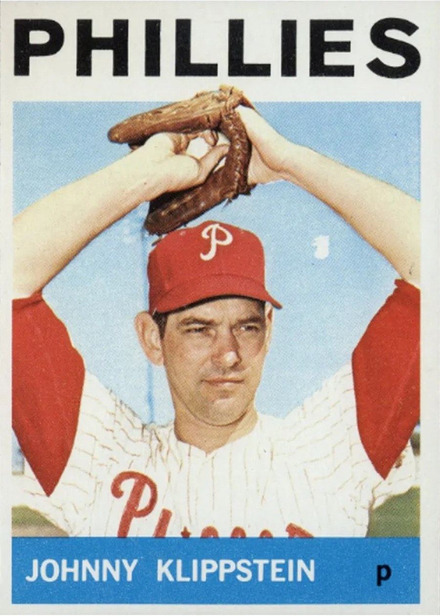 1964 Topps #533 Johnny Klippstein, Philadelphia Phillies