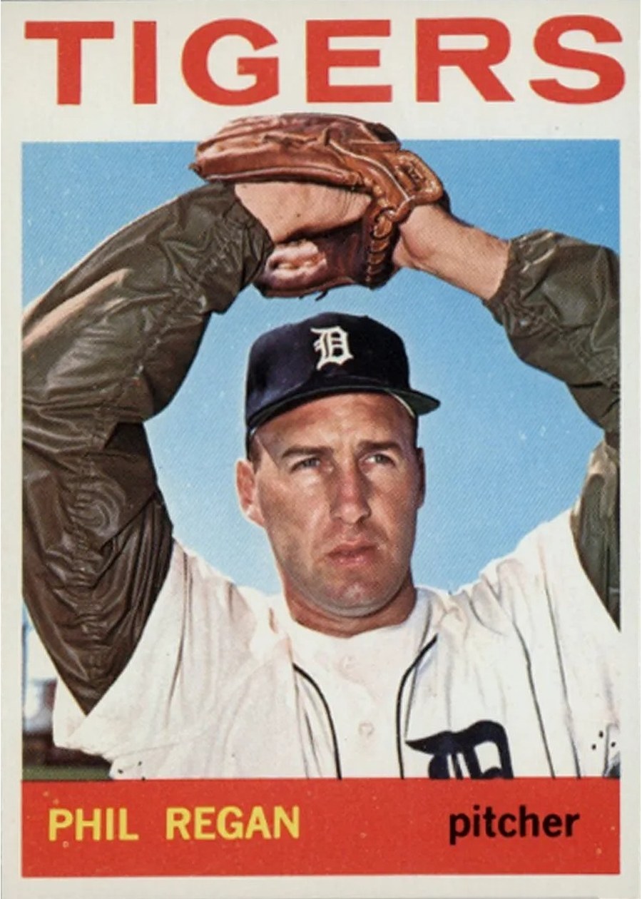 1964 Topps #535 Phil Regan, Detroit Tigers