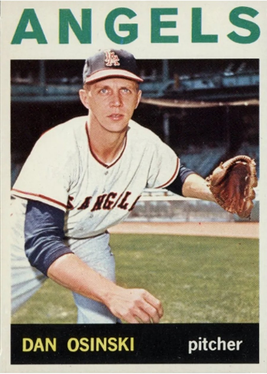1964 Topps #537 Dan Osinski, Los Angeles Angels