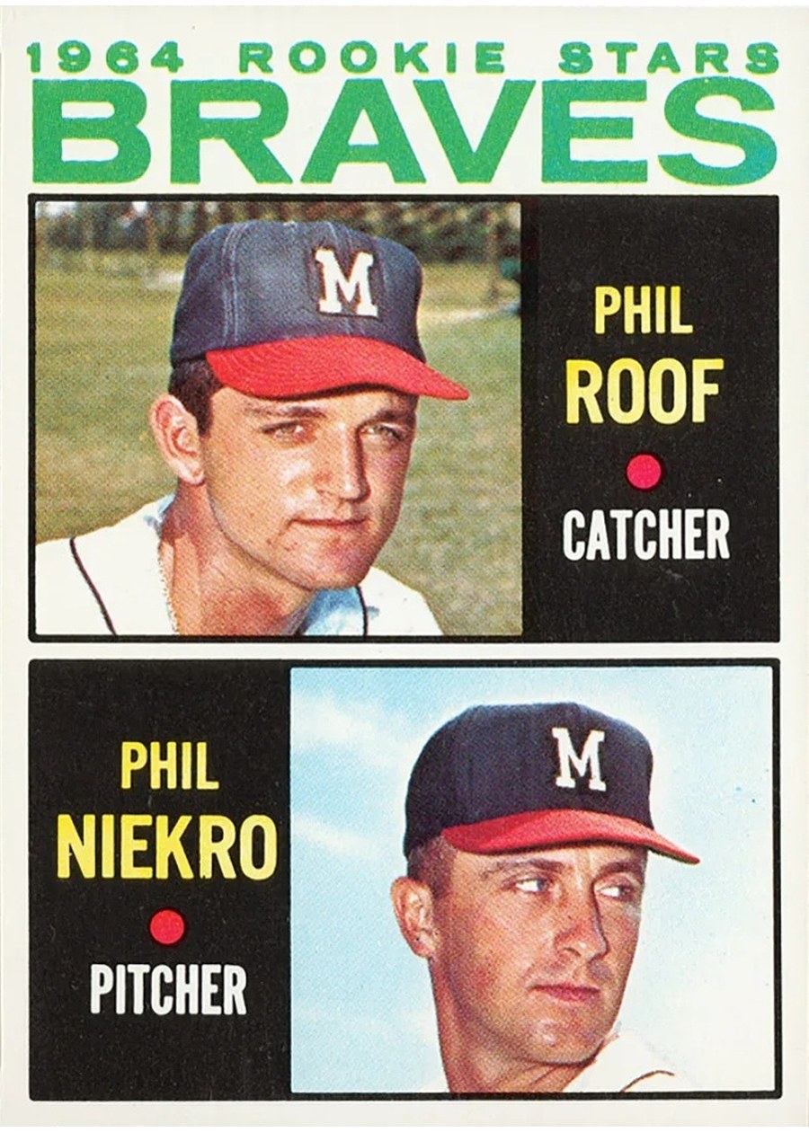 1964 Topps #541 Braves 1964 Rookie Stars, Milwaukee Braves