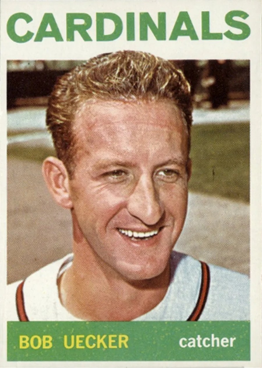 1964 Topps #543 Bob Uecker, St. Louis Cardinals