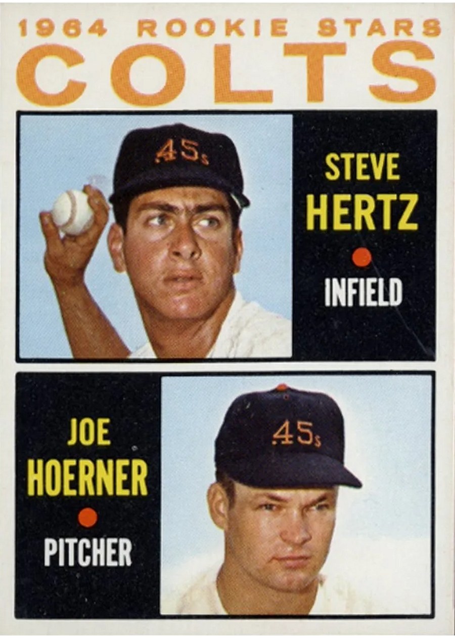 1964 Topps #544 Colts 1964 Rookie Stars, Houston Colt .45's