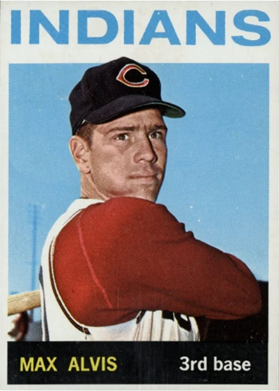 1964 Topps #545 Max Alvis, Cleveland Indians