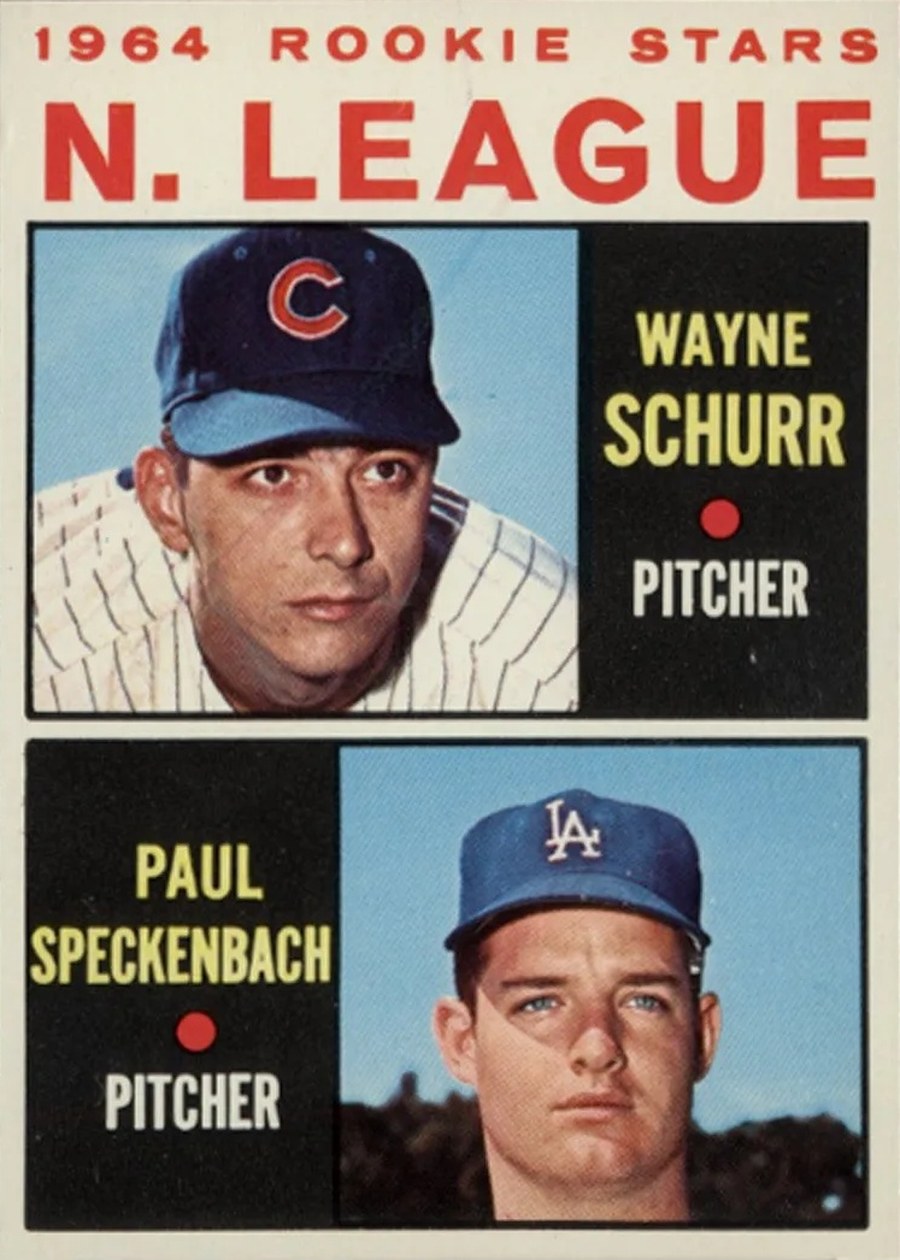 1964 Topps #548 N. League 1964 Rookie Stars, Chicago Cubs / Los Angeles Dodgers