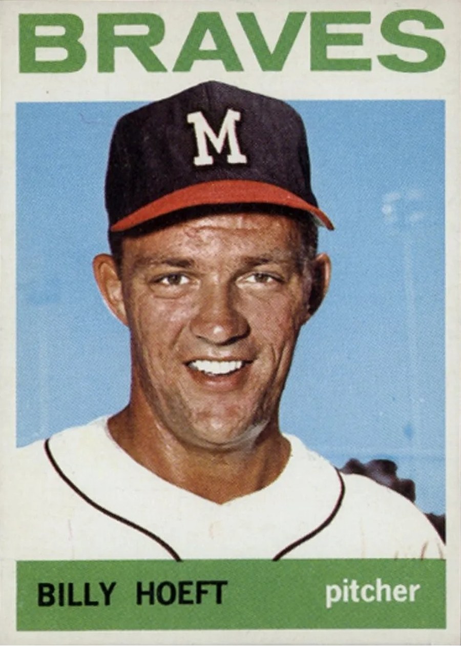 1964 Topps #551 Billy Hoeft, Milwaukee Braves