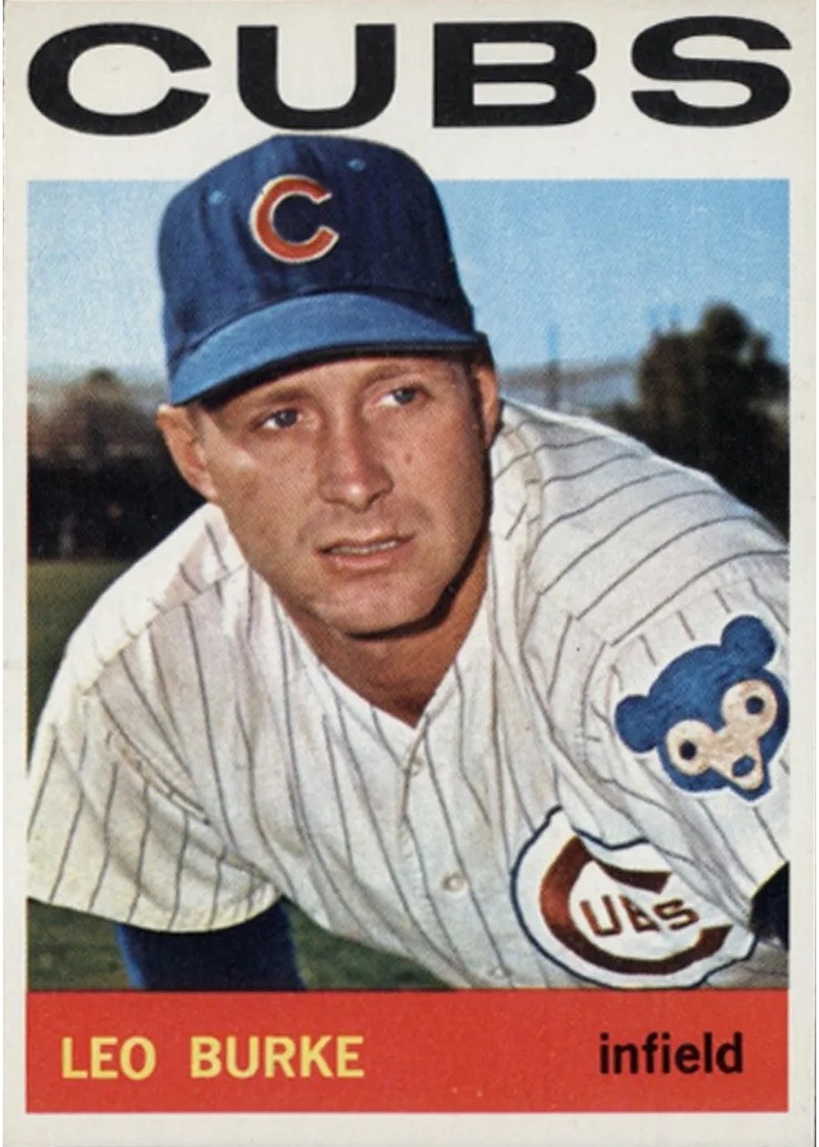 1964 Topps #557 Leo Burke, Chicago Cubs