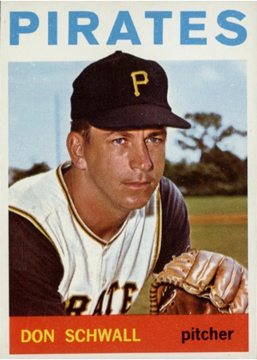 1964 Topps #558 Don Schwall, Pittsburgh Pirates
