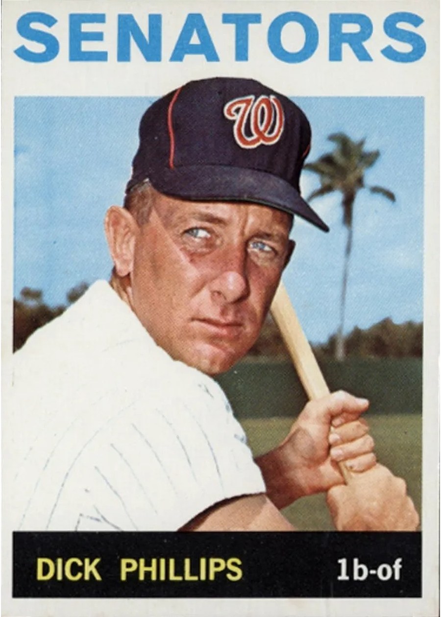 1964 Topps #559 Dick Phillips, Washington Senators