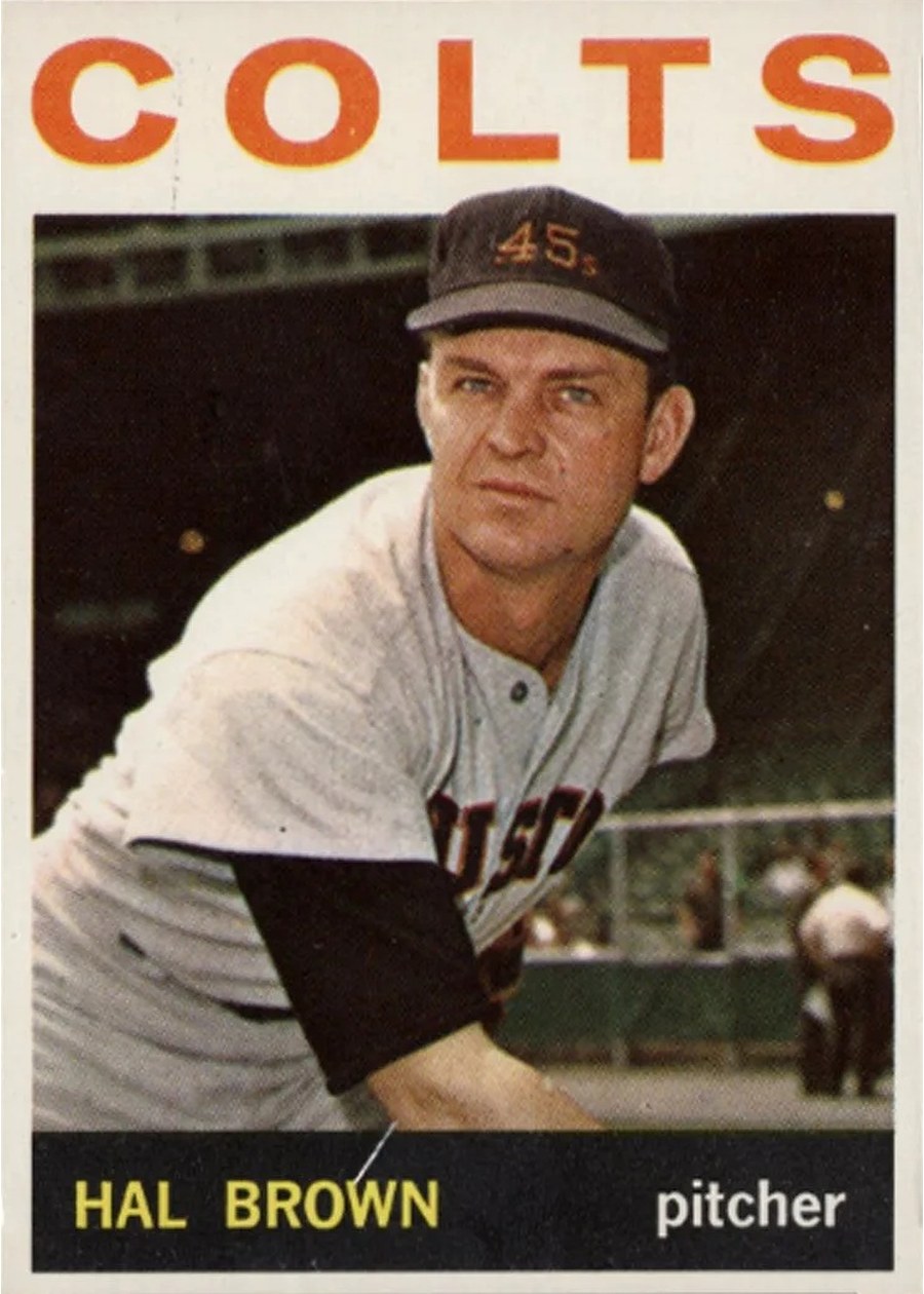 1964 Topps #56 Hal Brown, Houston Colt .45's