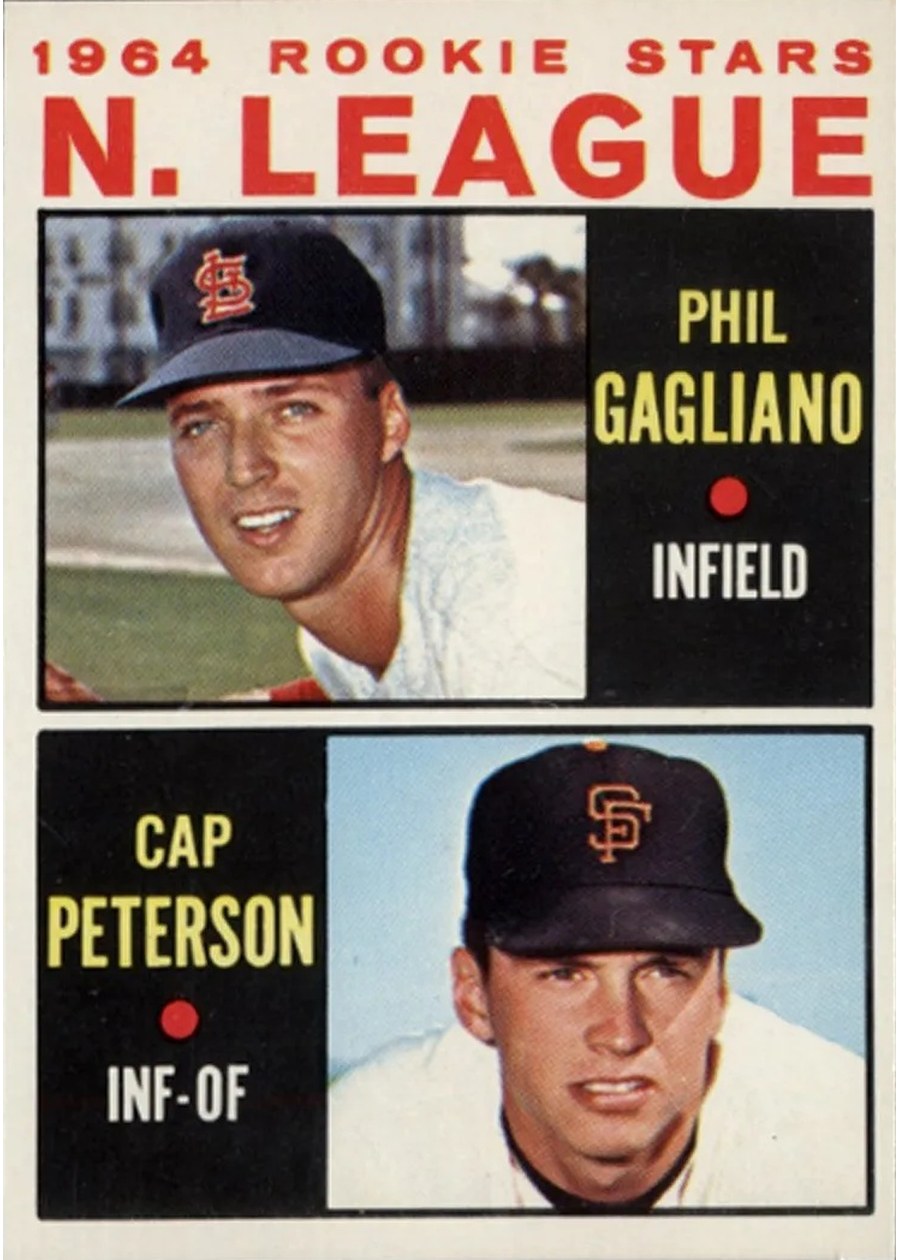 1964 Topps #568 N. League 1964 Rookie Stars, St. Louis Cardinals / San Francisco Giants