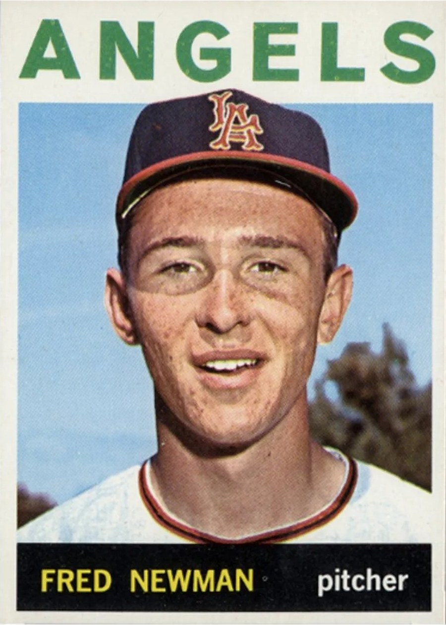 1964 Topps #569 Fred Newman, Los Angeles Angels