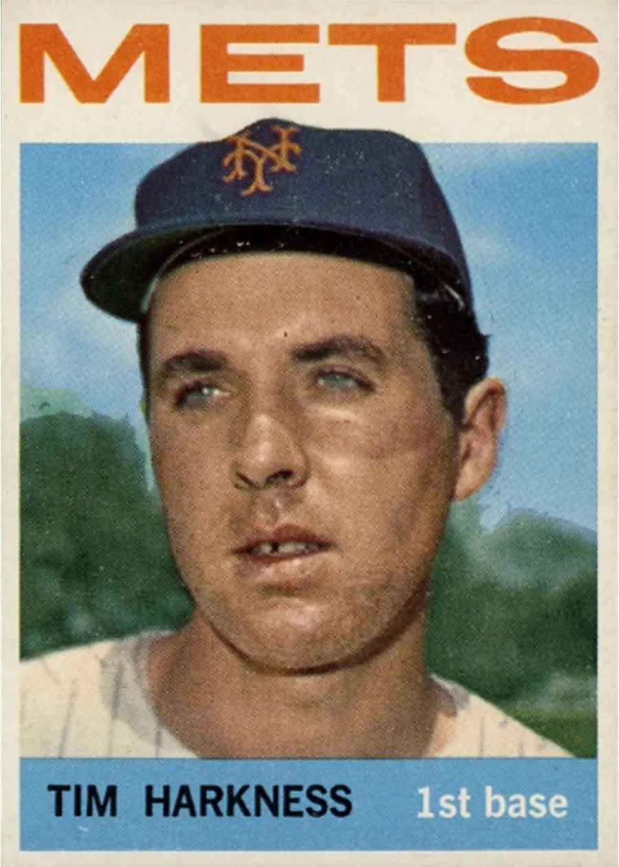 1964 Topps #57 Tim Harkness, New York Mets