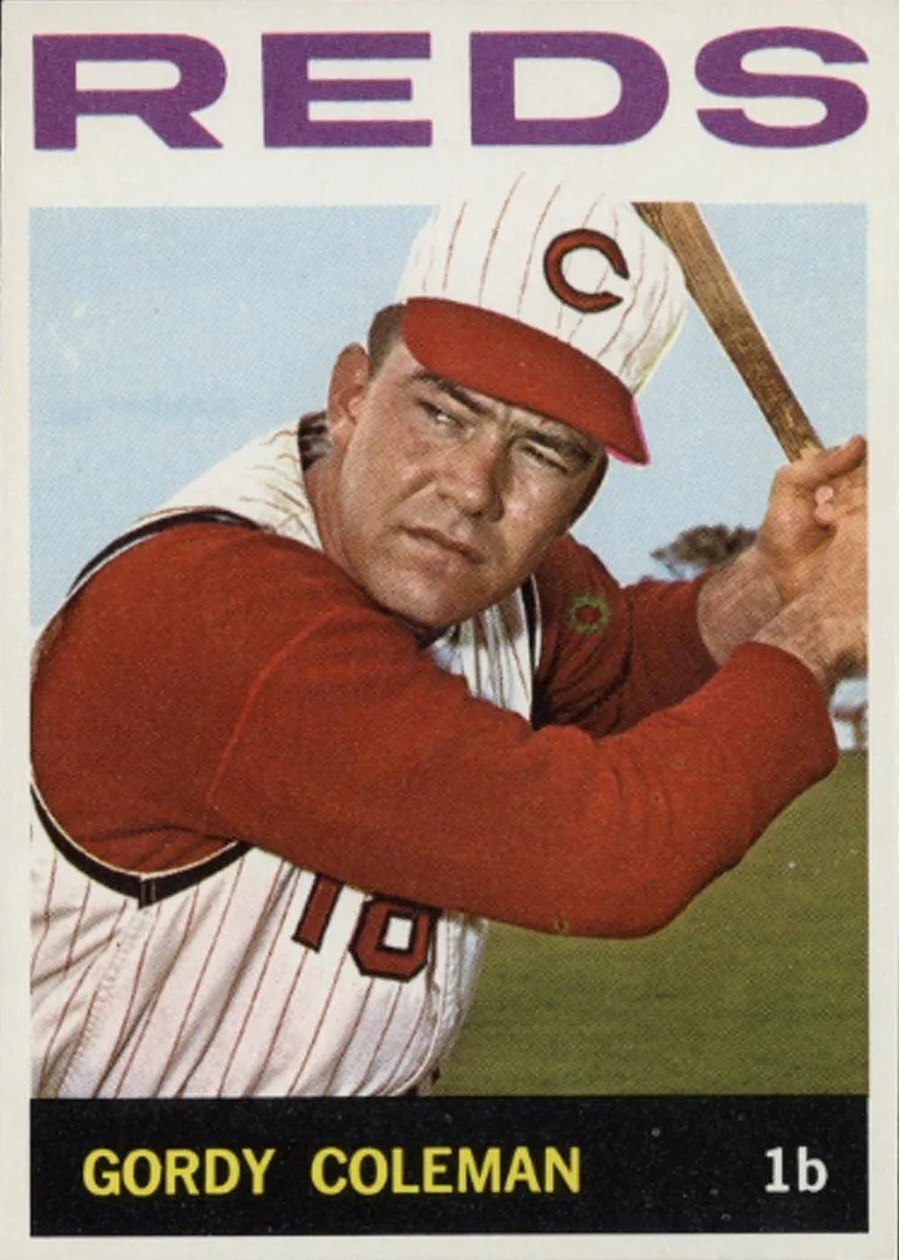 1964 Topps #577 Gordy Coleman, Cincinnati Reds