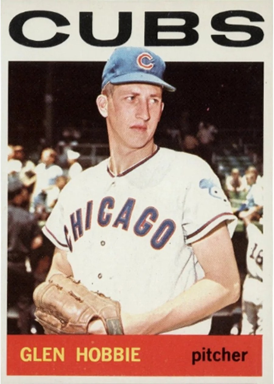 1964 Topps #578 Glen Hobbie, Chicago Cubs