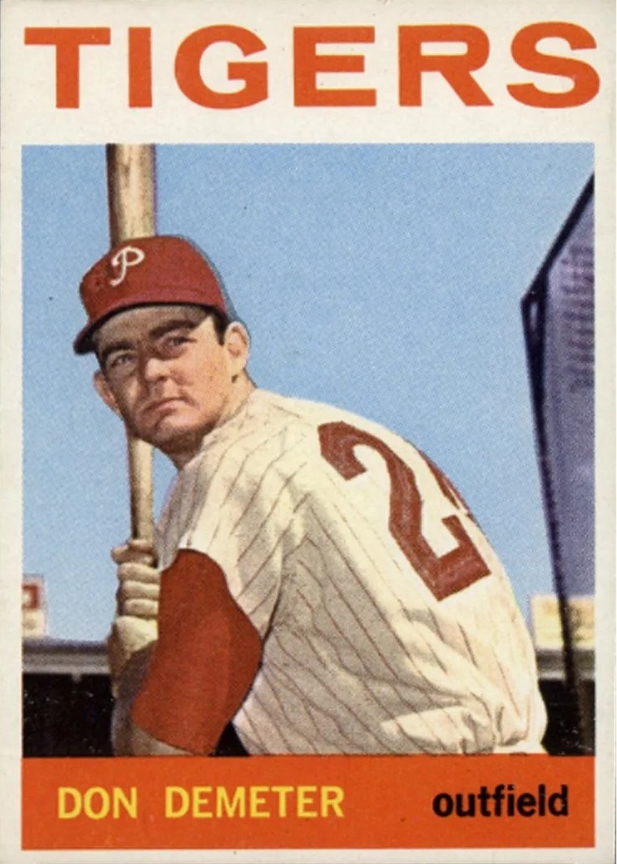 1964 Topps #58 Don Demeter, Detroit Tigers