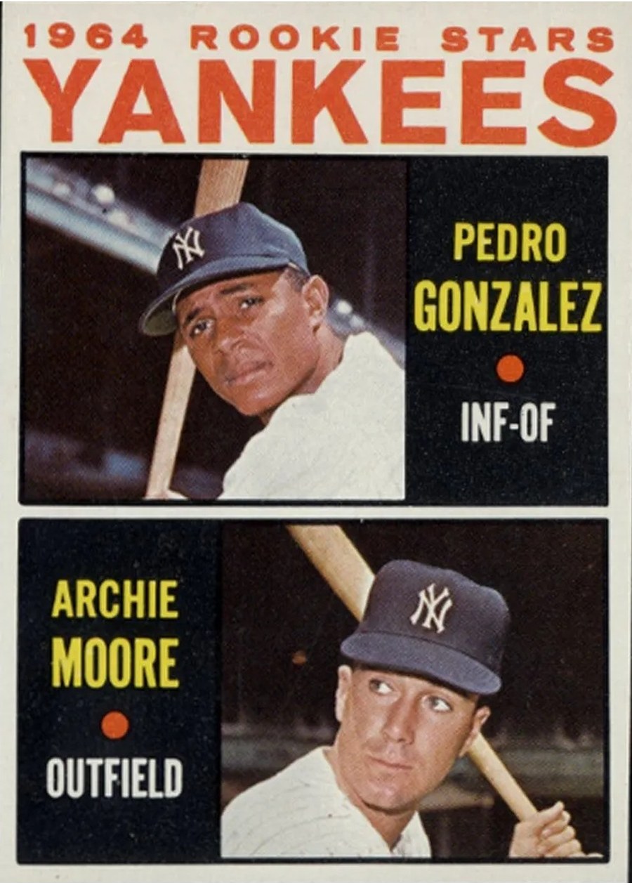 1964 Topps #581 Yankees 1964 Rookie Stars, New York Yankees