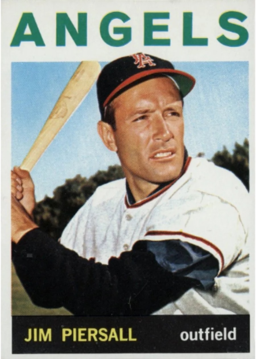1964 Topps #586 Jim Piersall, Los Angeles Angels