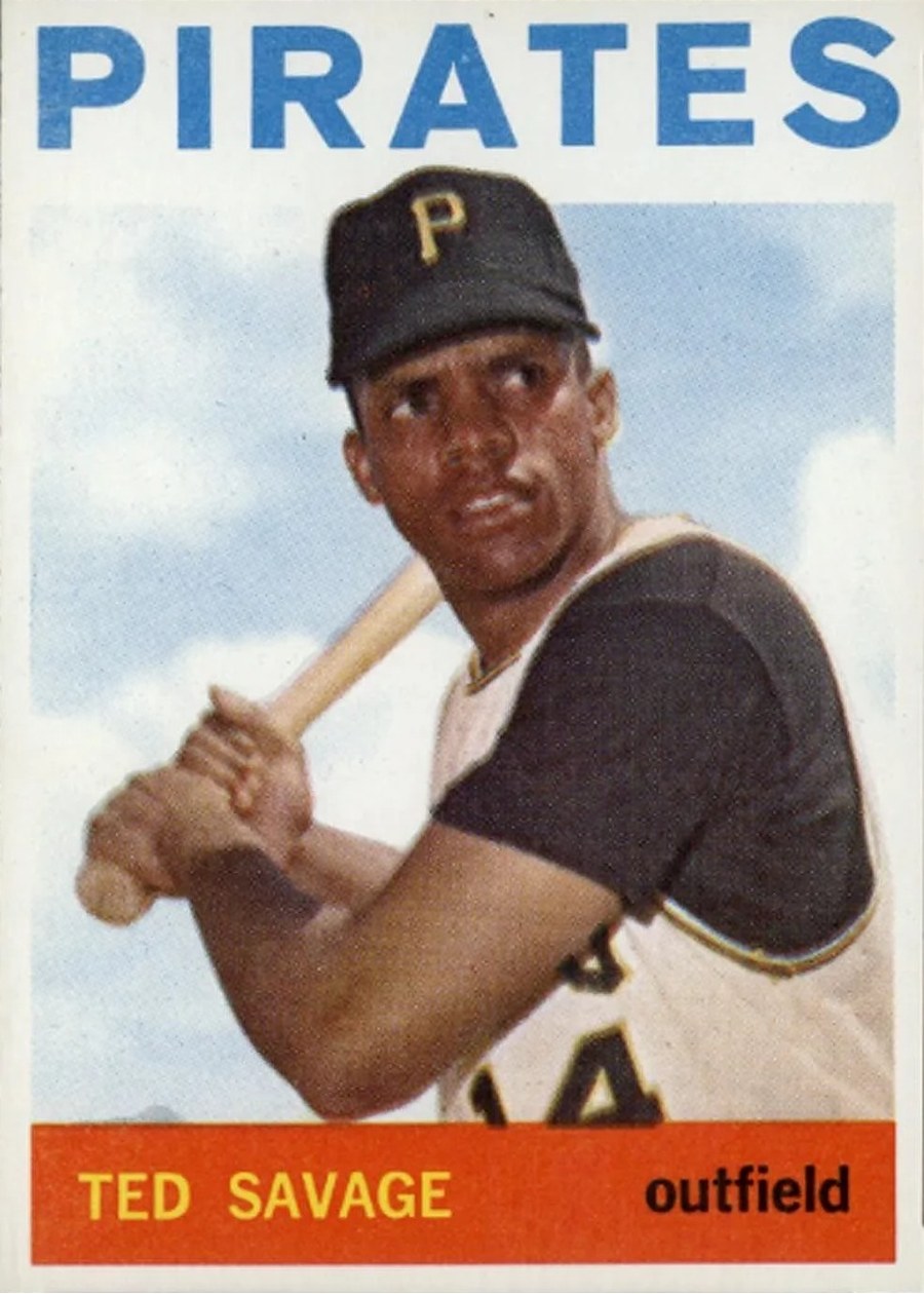 1964 Topps #62 Ted Savage, Pittsburgh Pirates