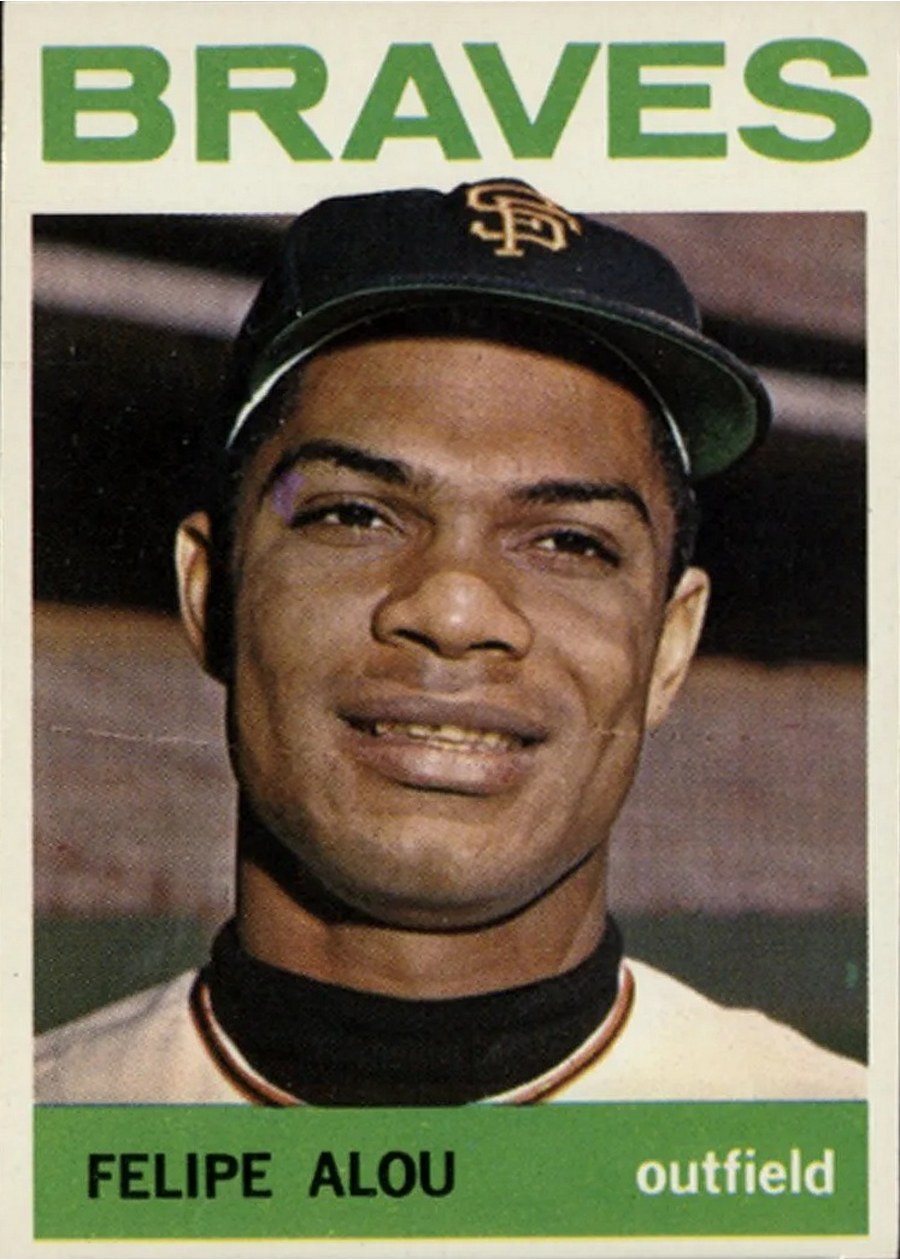 1964 Topps #65 Felipe Alou, Milwaukee Braves