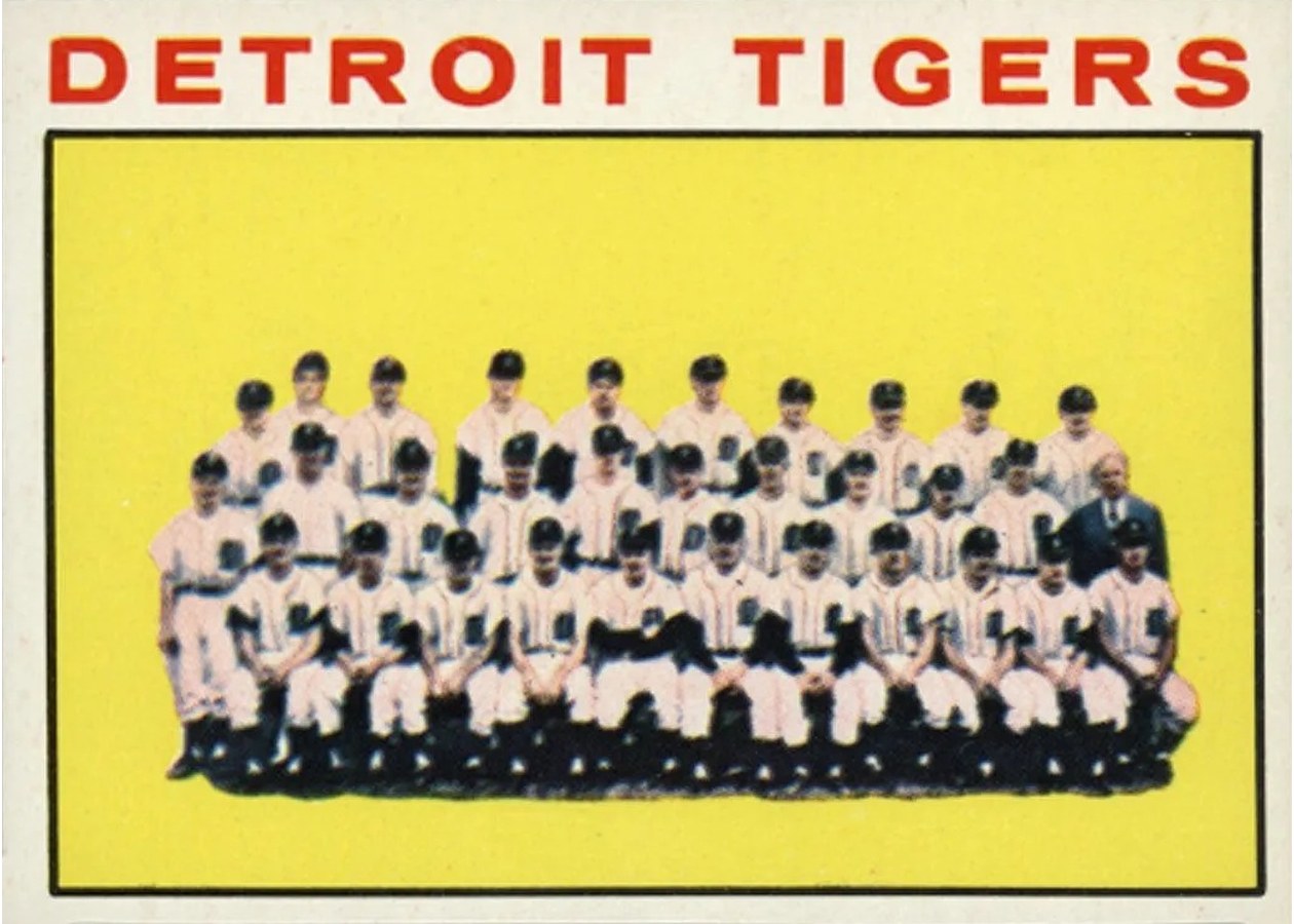 1964 Topps #67 Detroit Tigers