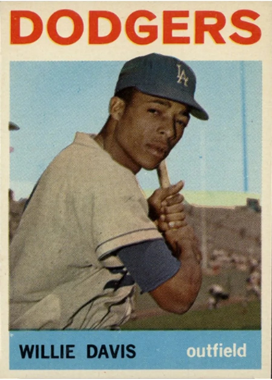 1964 Topps #68 Willie Davis, Los Angeles Dodgers