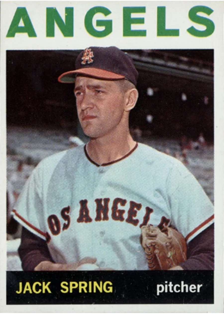 1964 Topps #71 Jack Spring, Los Angeles Angels