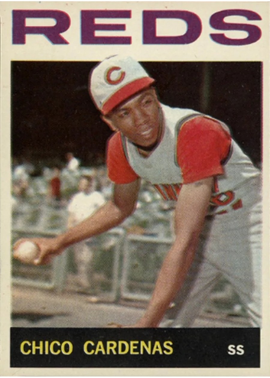 1964 Topps #72 Chico Cardenas, Cincinnati Reds