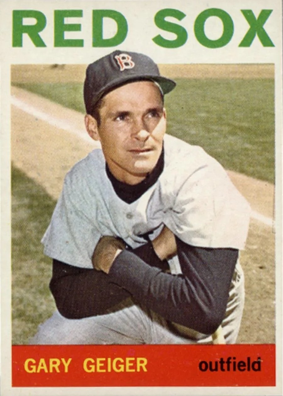 1964 Topps #93 Gary Geiger, Boston Red Sox