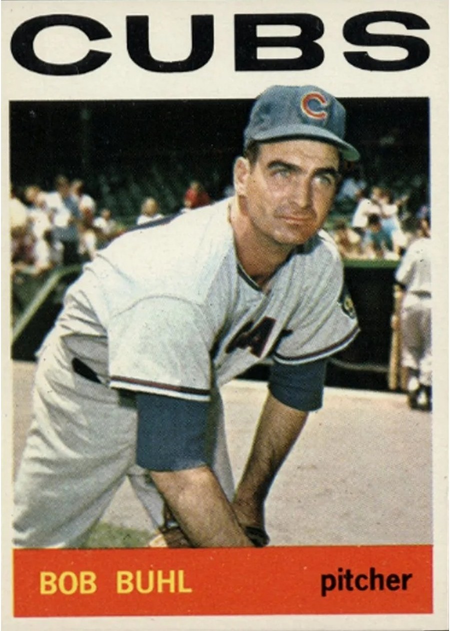 1964 Topps #96 Bob Buhl, Chicago Cubs