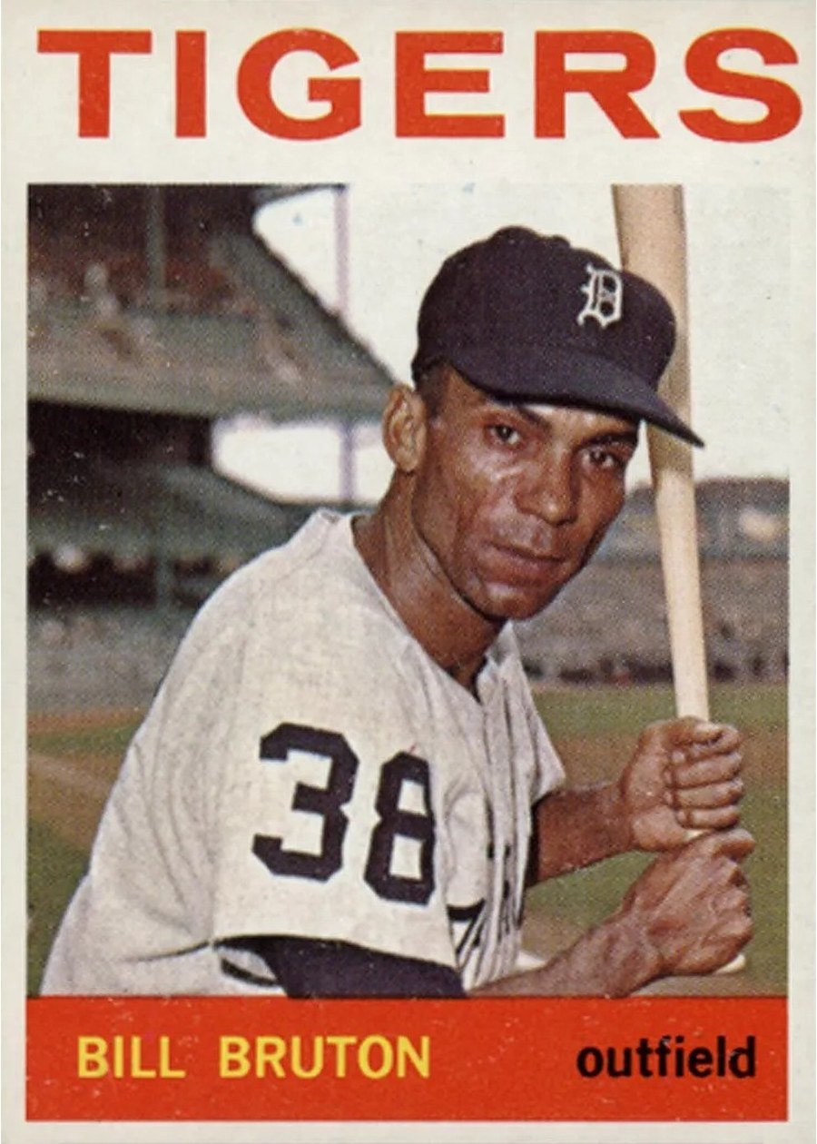 1964 Topps #98 Bill Bruton, Detroit Tigers